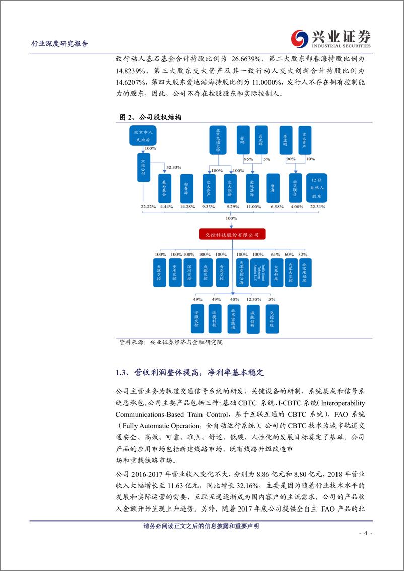 《铁路设备行业交控科技：轨交信号系统领先供应商-20190706-兴业证券-20页》 - 第5页预览图