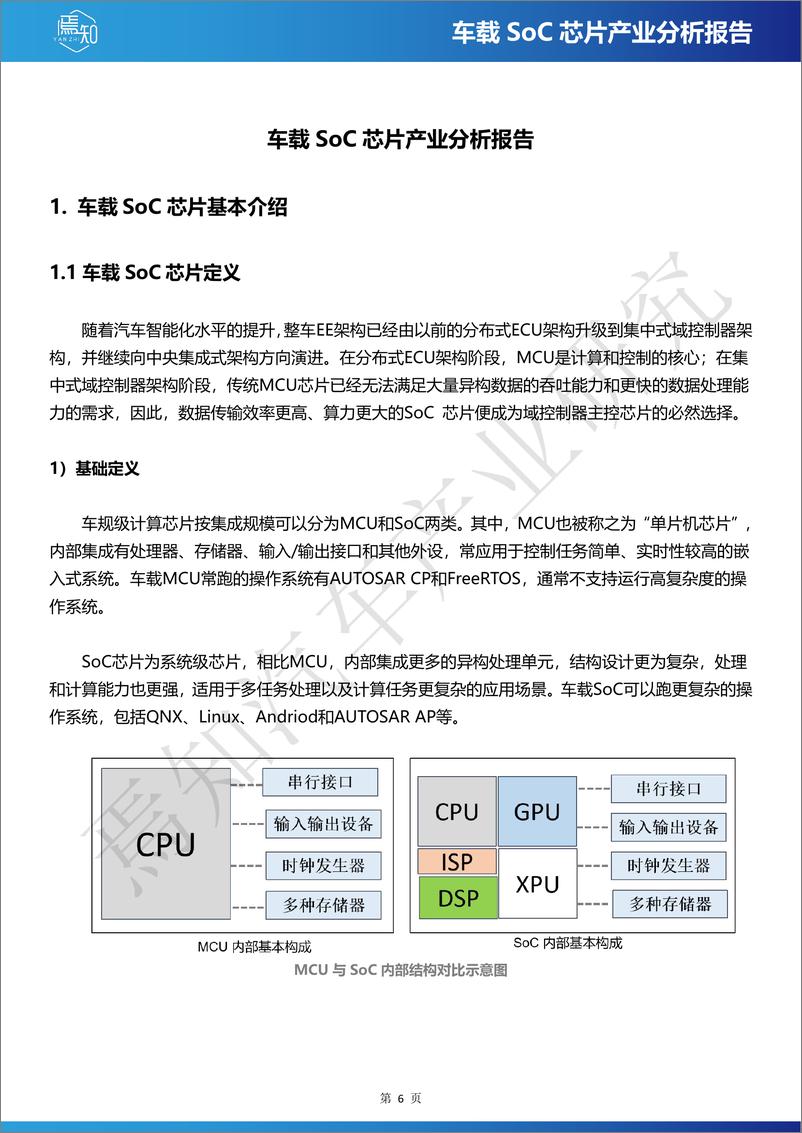 《2024车载SoC芯片产业分析报告》 - 第6页预览图