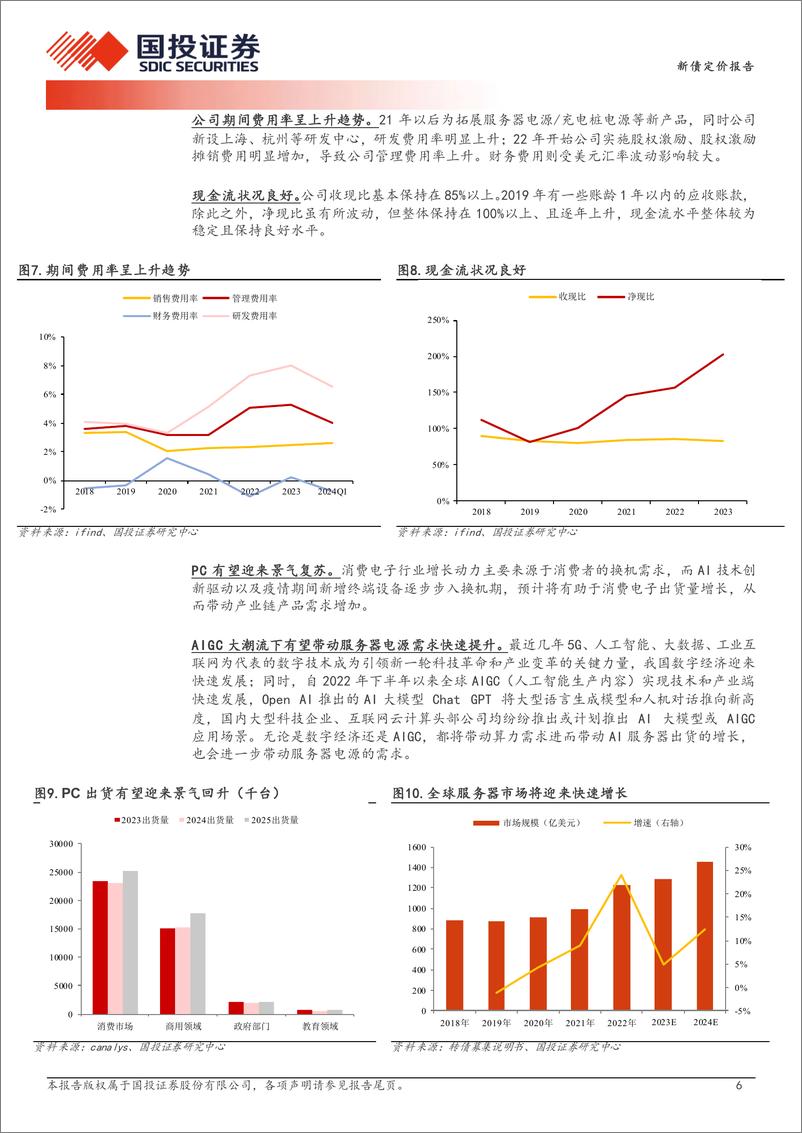 《新债定价报告：加快推进AI服务器电源，预计上市价格在108_113元之间-240725-国投证券-10页》 - 第6页预览图