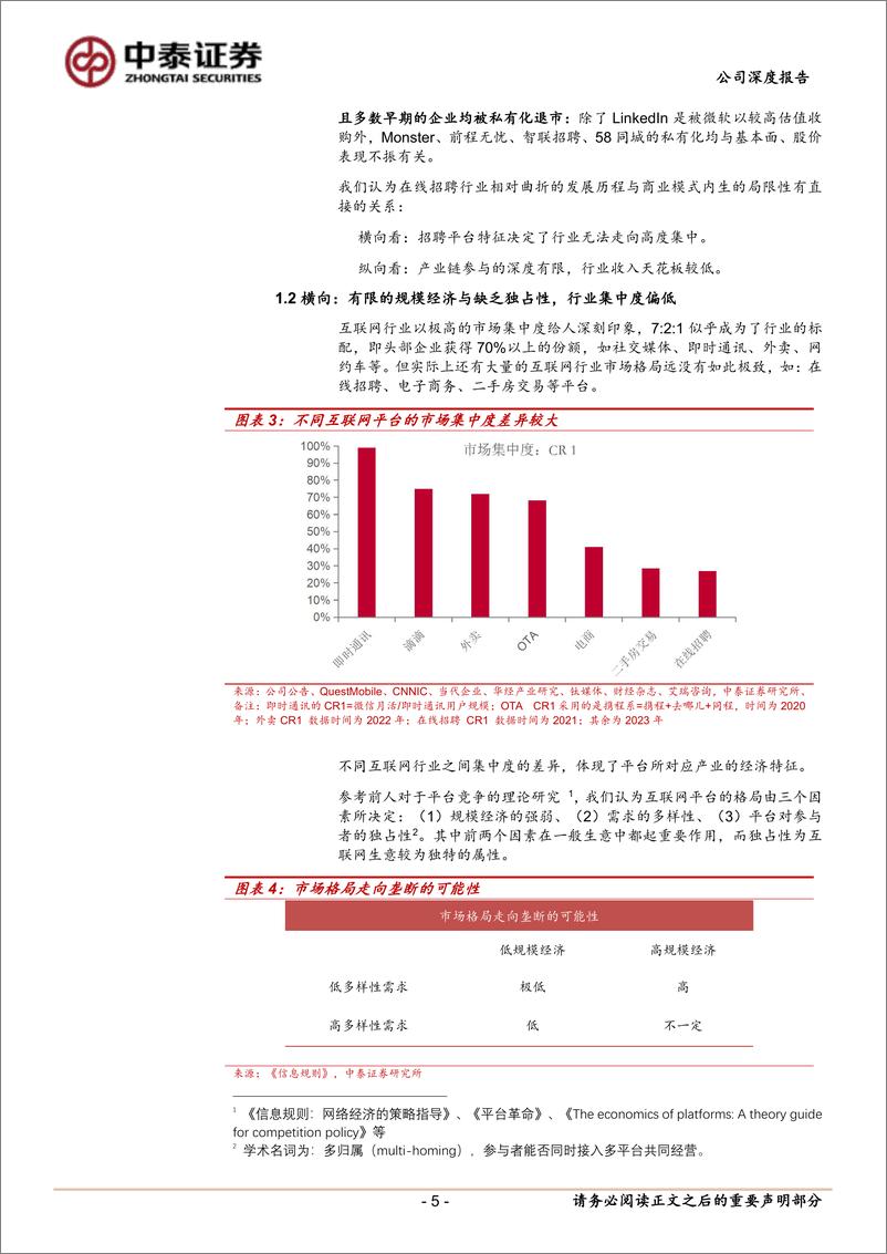 《BOSS直聘-W(2076.HK)BOSS直聘首次覆盖：从平台竞争视角看BOSS直聘的突围-241120-中泰证券-27页》 - 第5页预览图