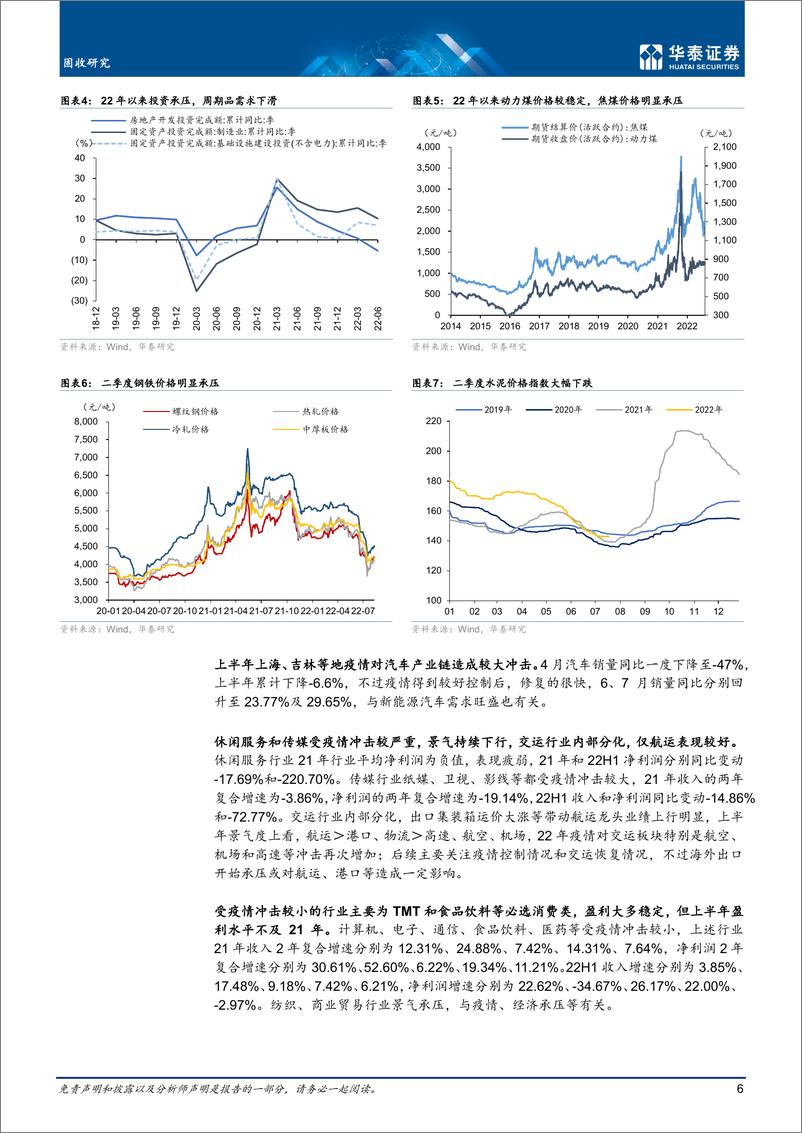 《固定收益月报：从产业中报看信用债投9月月报-20220915-华泰证券-32页》 - 第7页预览图