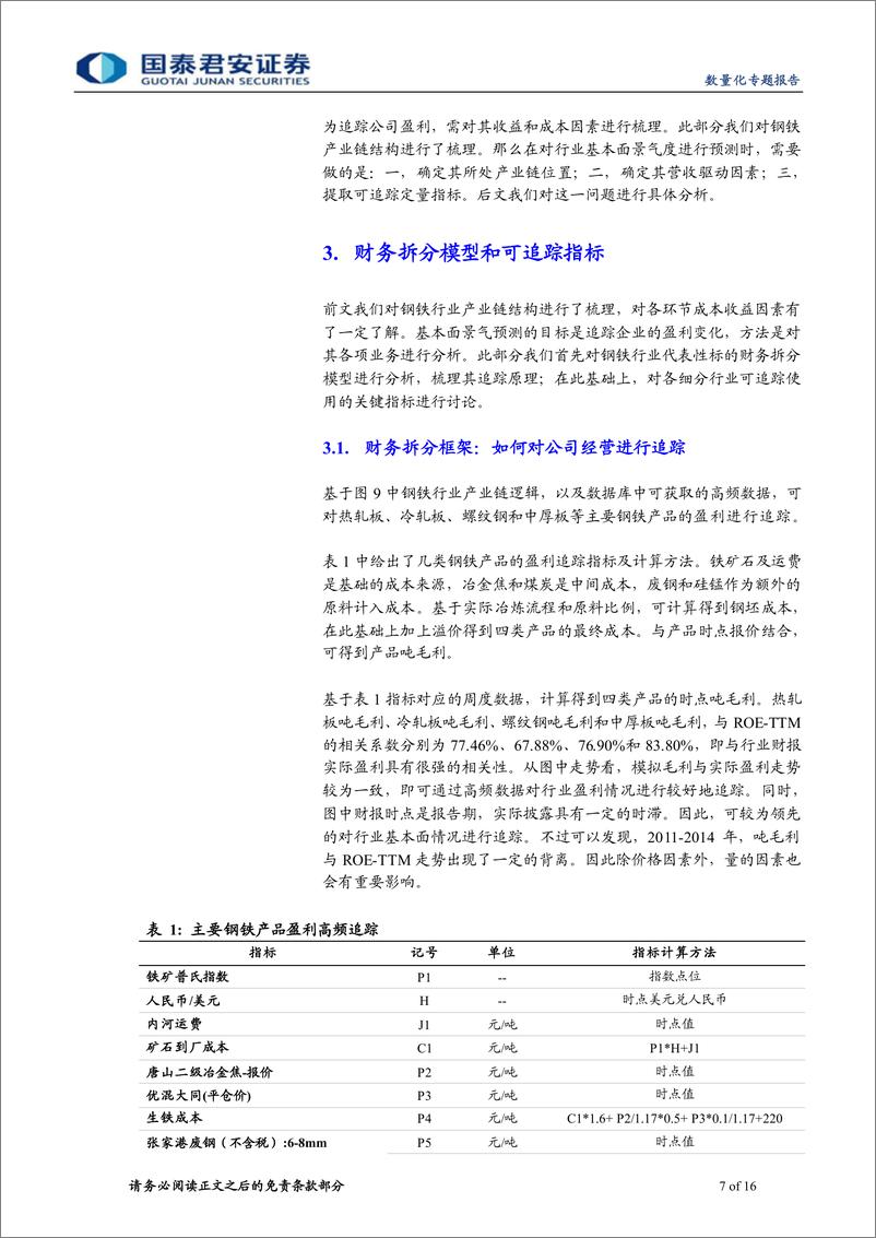 《中观景气研究系列之五：钢铁行业基本面景气度预测研究-20221027-国泰君安-16页》 - 第8页预览图