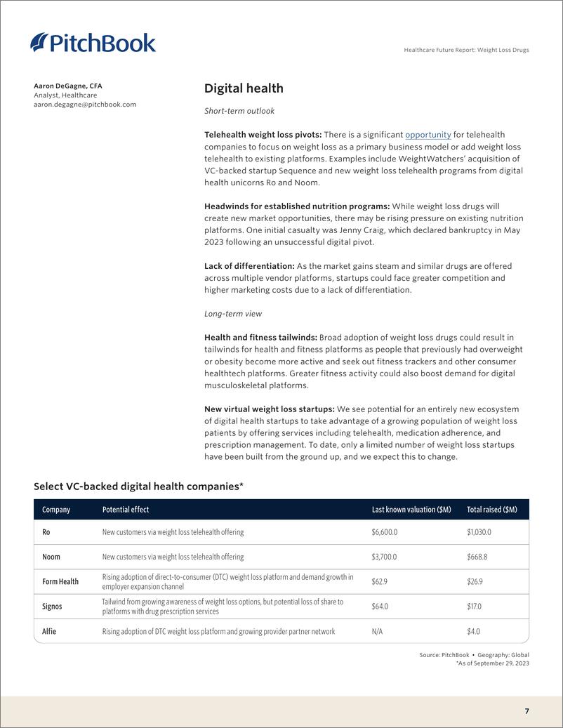 《PitchBook-医疗保健未来报告：减肥药（英）-2023》 - 第8页预览图