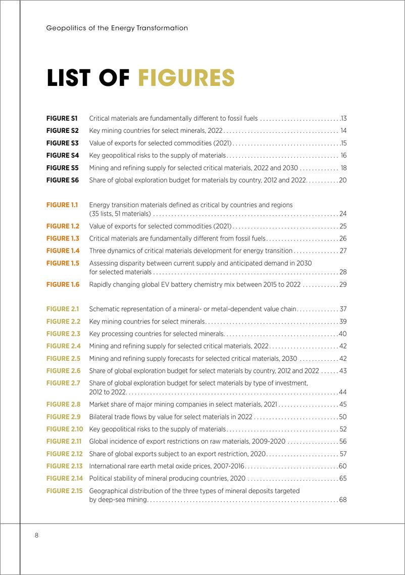 《IRENA-地缘政治能源转型关键材料2023【英文版】-2023》 - 第8页预览图