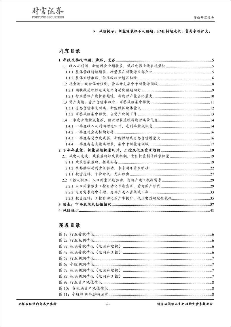 《电气设备行业：预期新能源装机量回升，看好工控及低压业绩韧性-20190530-财富证券-42页》 - 第3页预览图