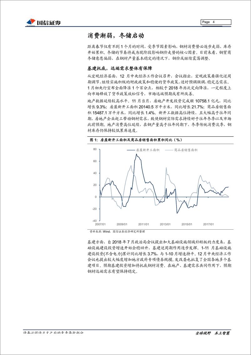 《钢铁行业2019年1月投资策略：库存慢速累积，钢价小幅震荡-20190117-国信证券-14页》 - 第5页预览图