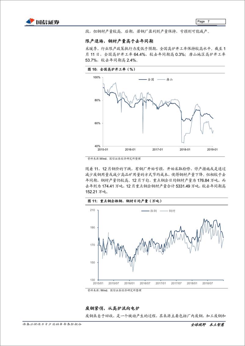 《钢铁行业2019年1月投资策略：库存慢速累积，钢价小幅震荡-20190117-国信证券-14页》 - 第8页预览图