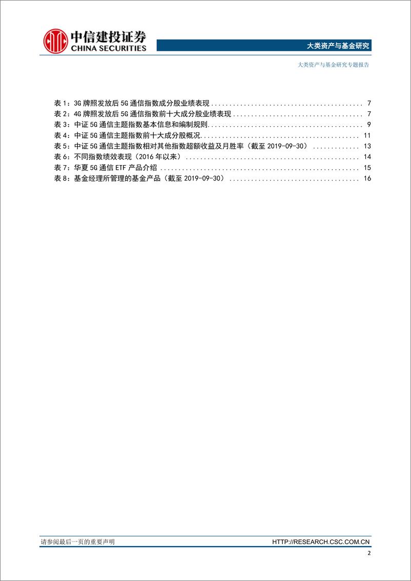 《大类资产与基金研究专题报告：华夏中证5G通信主题ETF价值分析，布局5G产业链，长周期下凸显配置价值-20191025-中信建投-19页》 - 第4页预览图