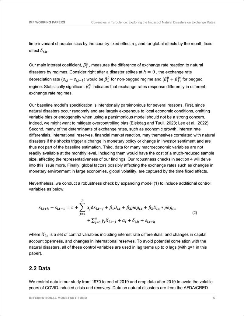 《IMF-动荡中的货币：探索自然灾害对汇率的影响（英）-2024-37页》 - 第7页预览图