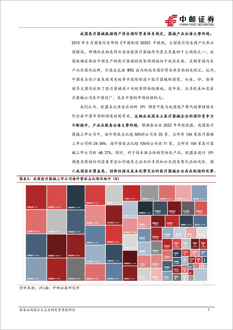 《中邮证券-医药生物深度报告：国产医疗器械竞争力提升，出海大势所趋》 - 第7页预览图