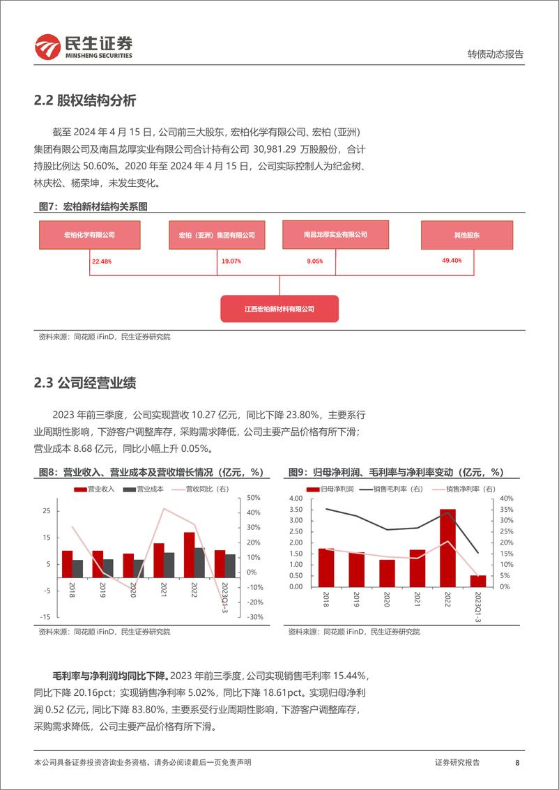 《可转债打新系列：宏柏转债，功能性硅烷生产领先企业-240416-民生证券-14页》 - 第8页预览图