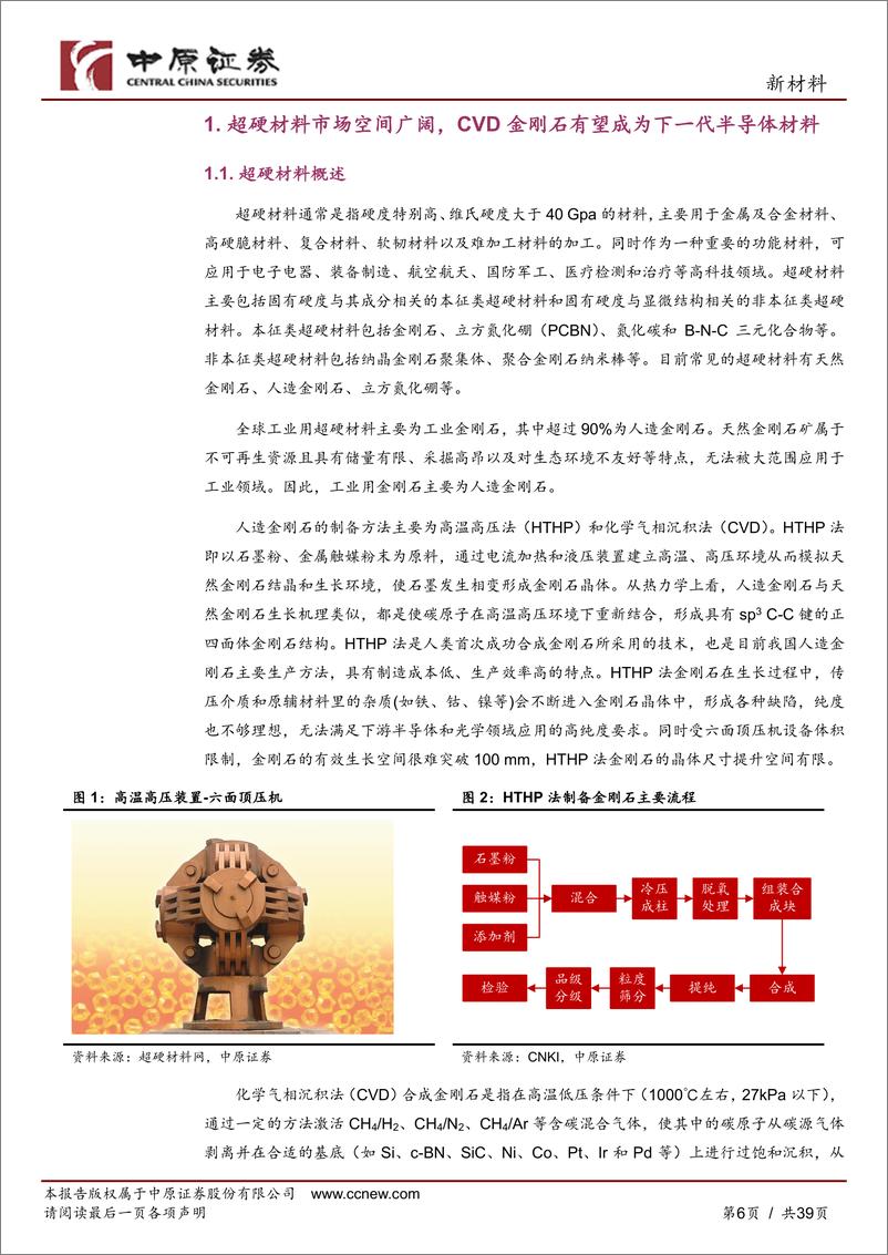 《超硬材料行业深度分析：工业金刚石持续高景气，培育钻石未来新风口-20230323-中原证券-39页》 - 第7页预览图