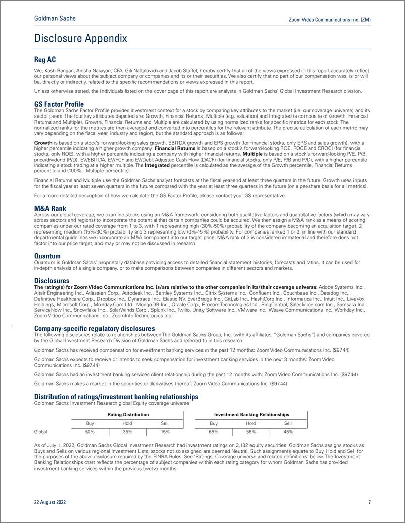 《Zoom Video Communications Inc. (ZM Online Hampered by Macro Headwinds, Lower SMB Conversion; 2H Risks Still Aboun F2Q23 R...(1)》 - 第8页预览图