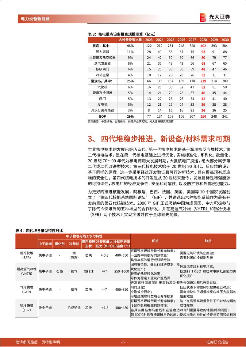 《电力设备新能源行业核电设备动态跟踪报告：核准提速，需求可期-240524-光大证券-13页》 - 第7页预览图