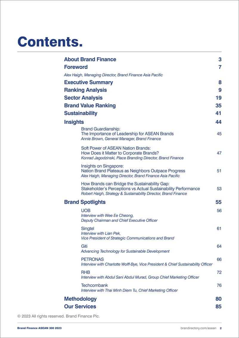 《品牌价值-东盟最有价值和最强品牌300强2023年度报告（英）-2023》 - 第3页预览图