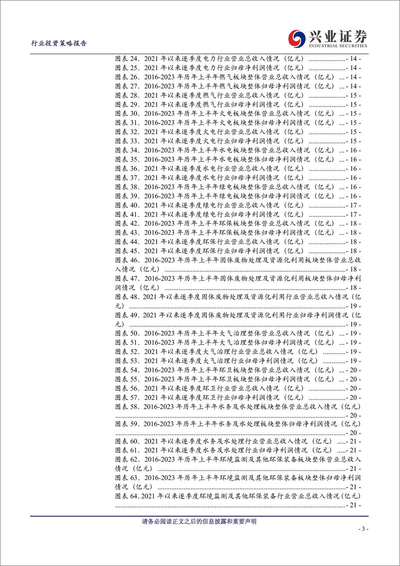 《公用环保行业2023年中报综述：23H1火电、燃气板块归母净利分别同比+334.6%、+5.5%-20230903-兴业证券-26页》 - 第4页预览图