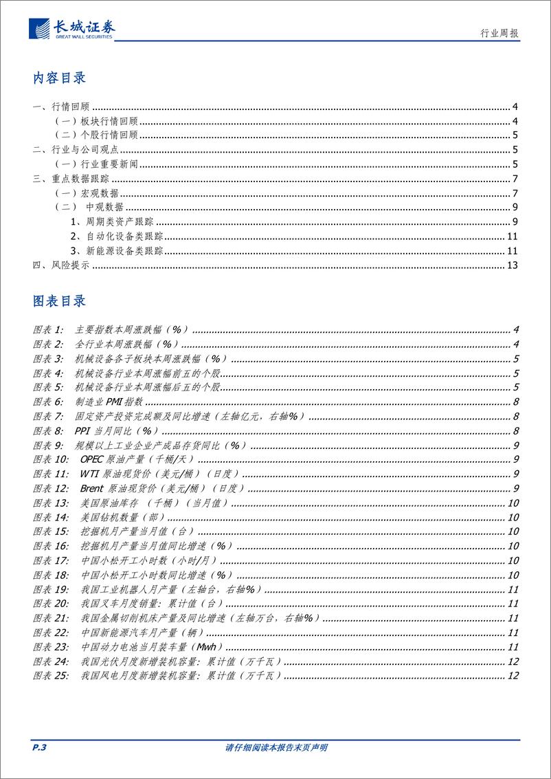 《机械行业：CME预测10月挖机内销同比%2b18%25，众擎SE01人形机器人发布-241028-长城证券-14页》 - 第3页预览图