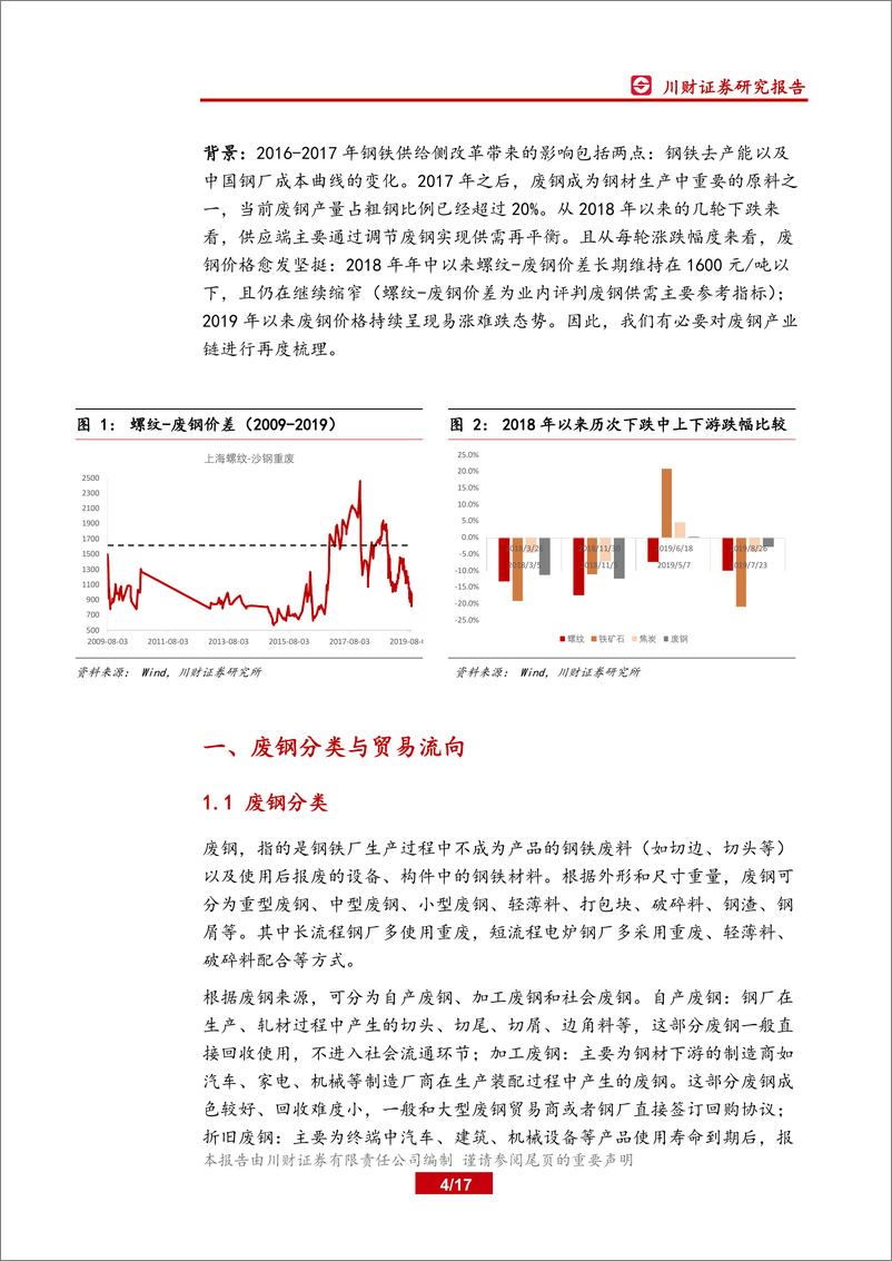 《钢铁行业深度报告：废钢平衡表再探，19年将维持紧平衡-20190920-川财证券-17页》 - 第5页预览图