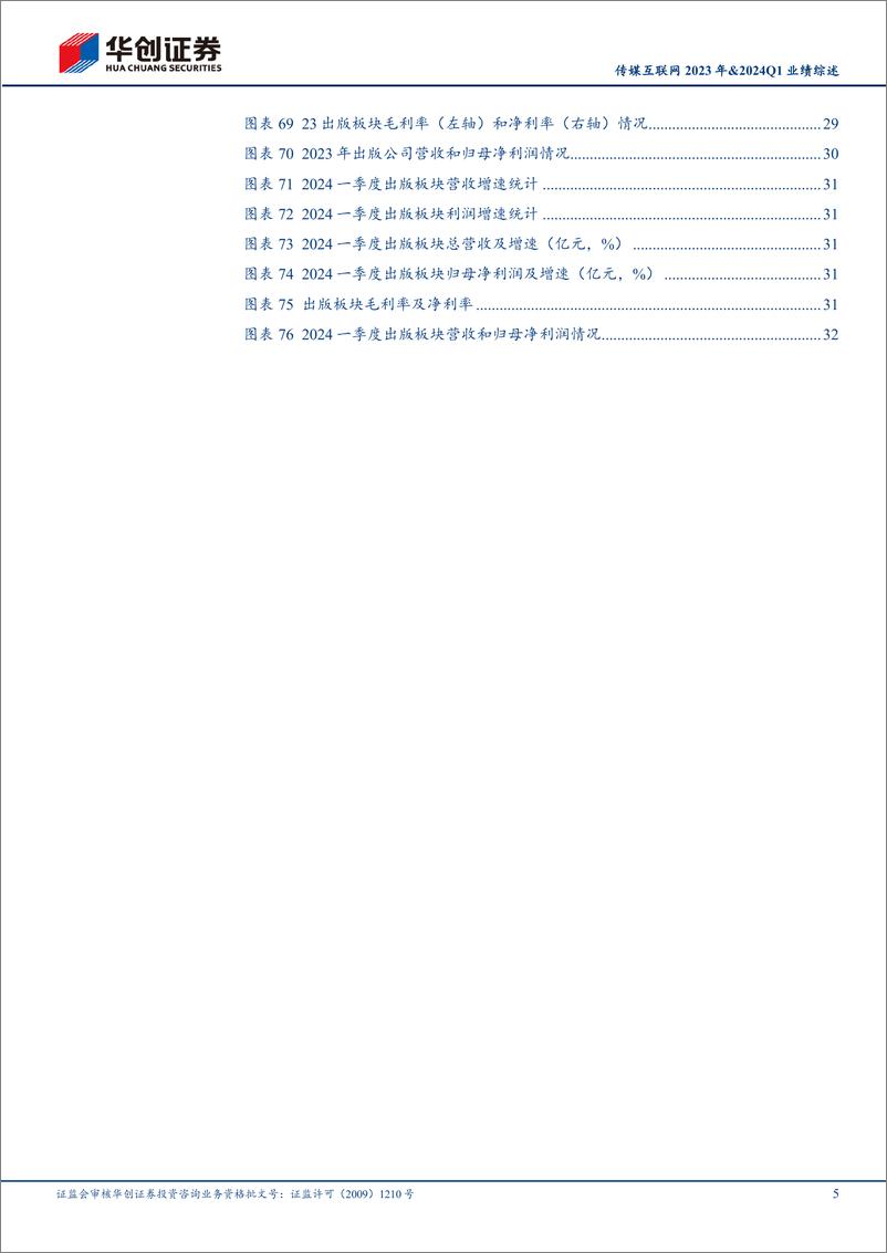 《华创证券-传媒互联网2023年&2024Q1业绩综述：景气度趋势向上，全面拥抱AI技术革命》 - 第5页预览图