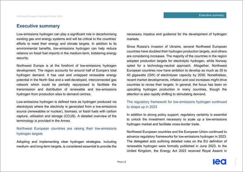 《2024年西北欧氢监测报告》 - 第5页预览图