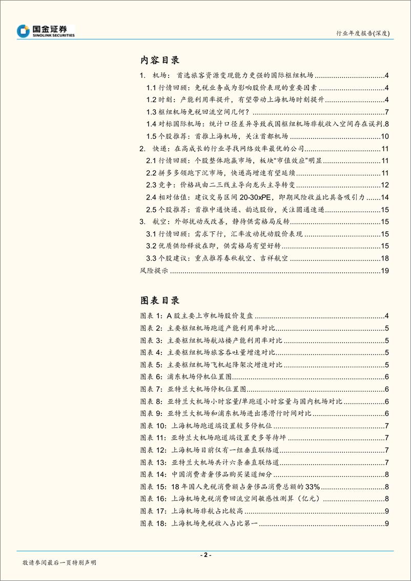 《交通运输行业2020年投资策略：确定性为基础，兼顾风险偏好-20191201-国金证券-21页》 - 第3页预览图