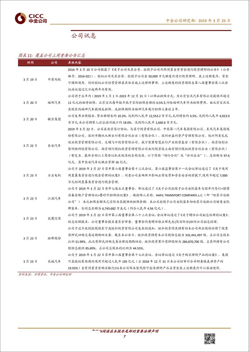 《汽车及零部件行业：重卡持续高景气；T3出行正式启程-20190325-中金公司-11页》 - 第8页预览图