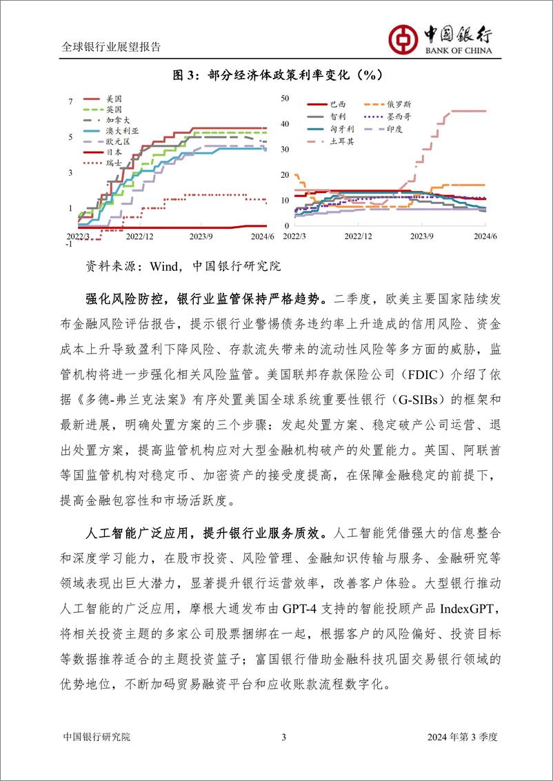 《全球银行业展望报告2024年第3季度(总第59期)：全面理性看待息差环境与银行业经营-240626-中国银行-56页》 - 第5页预览图