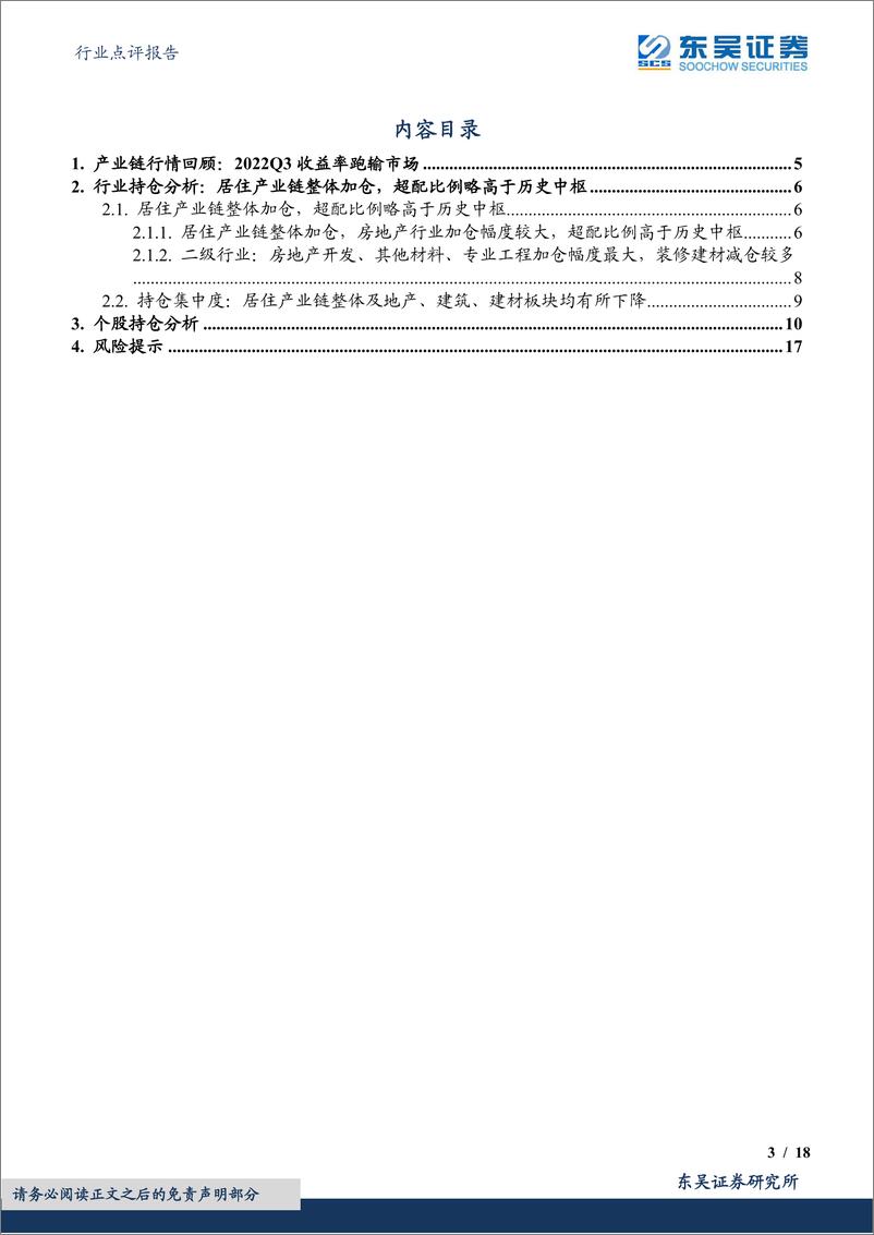 《建筑材料行业点评报告：居住产业链2022Q3获公募基金加仓-20221109-东吴证券-18页》 - 第4页预览图