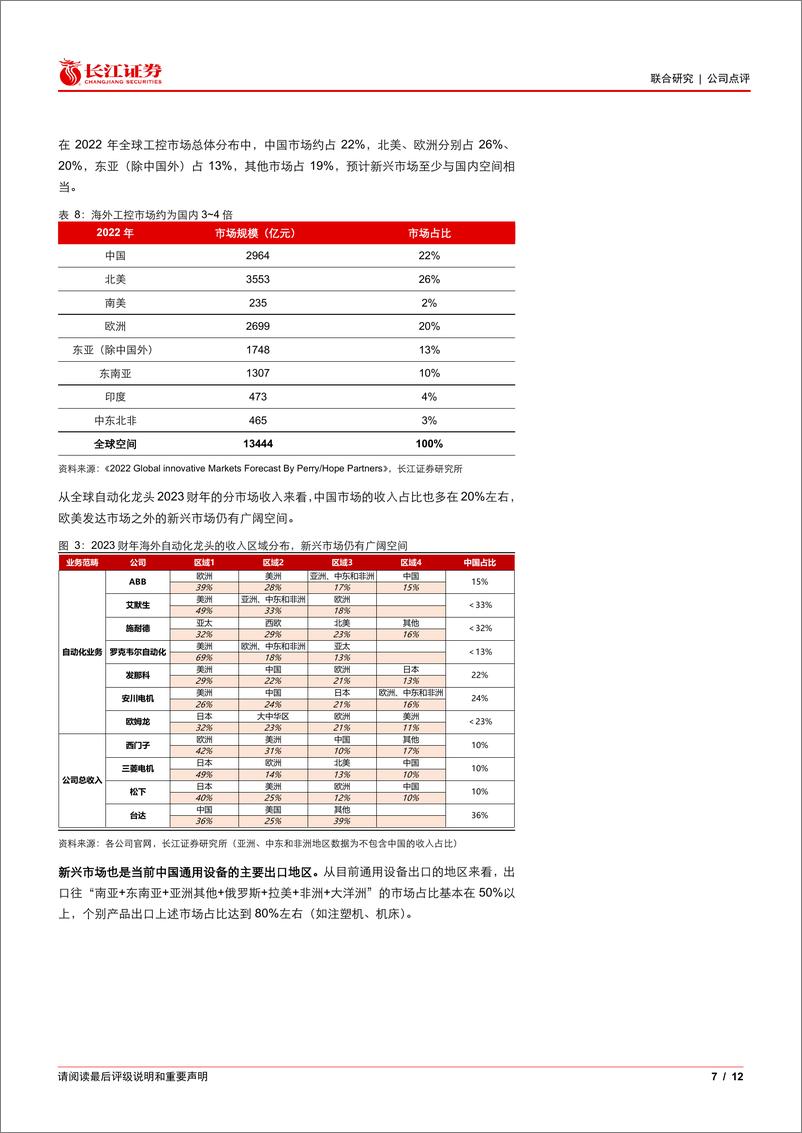 《汇川技术(300124)周期底部修炼内功，拐点将近龙头有望再次腾飞-250110-长江证券-12页》 - 第7页预览图