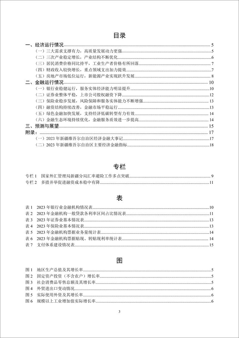 《新疆维吾尔自治区金融运行报告_2024_》 - 第3页预览图