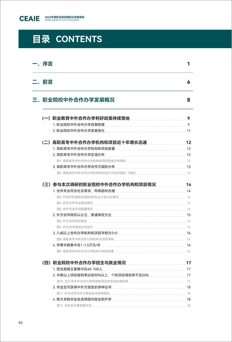 《CEAIE-2022年度职业院校国际化发展报告——高等职业教育中外合作办学现状调研-2023.05-50页》 - 第5页预览图