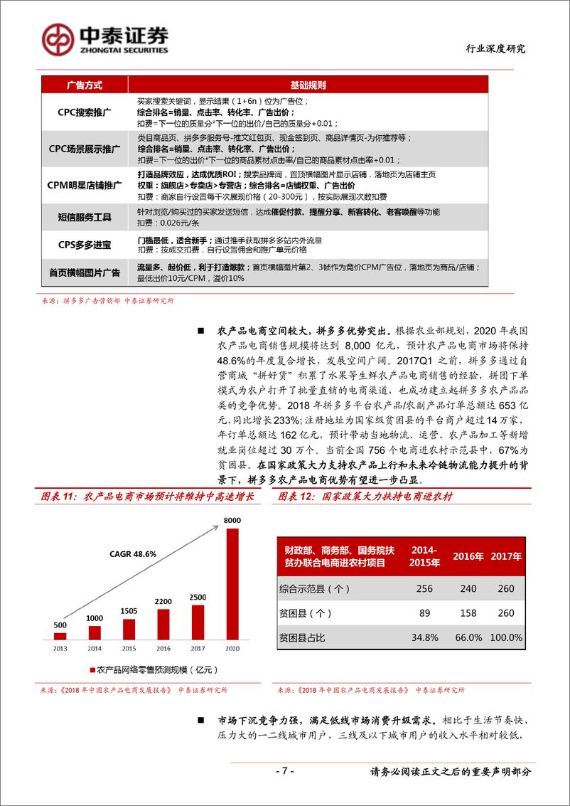 《电商行业标杆企业研究：当前时点，我们如何看待拼多多？-20190512-中泰证券-20页》 - 第8页预览图