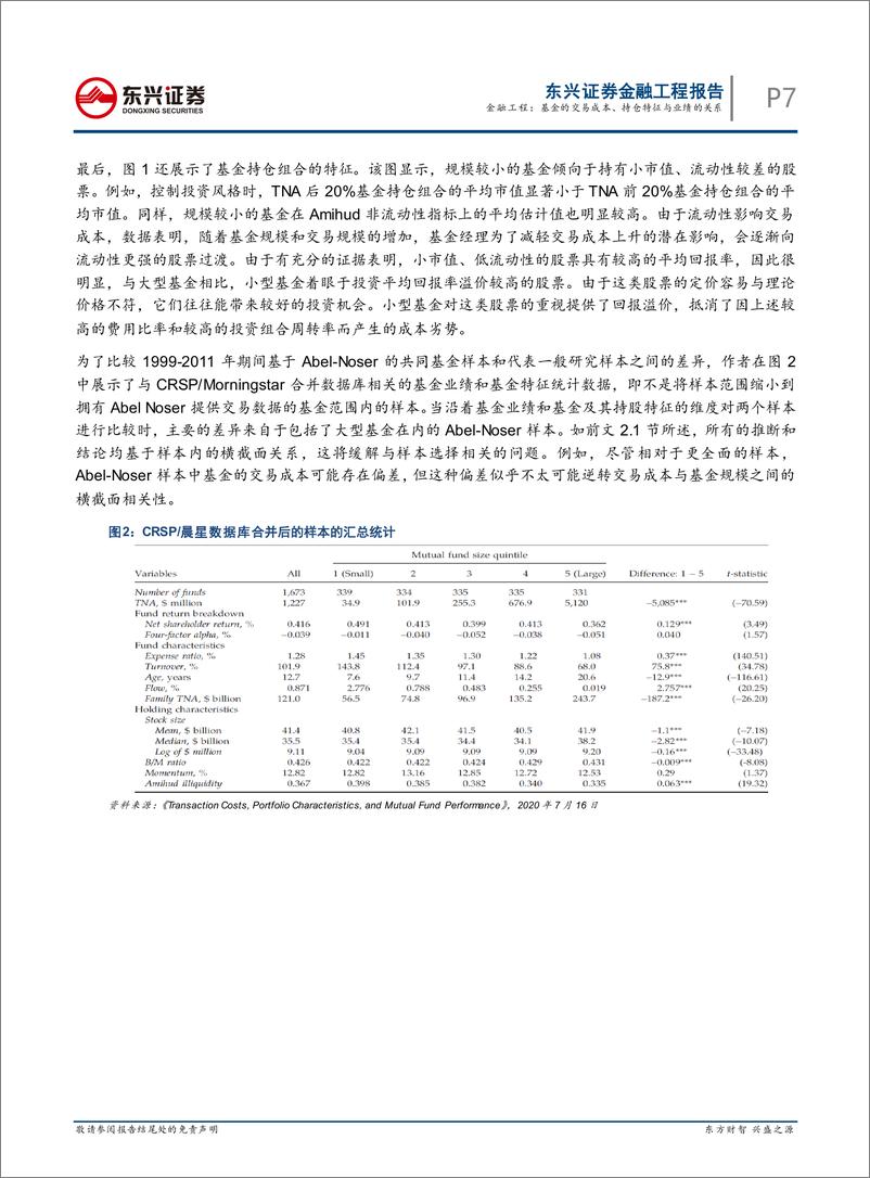 《海外文献速览系列之五：基金的交易成本、持仓特征与业绩的关系-20210620-东兴证券-28页》 - 第8页预览图