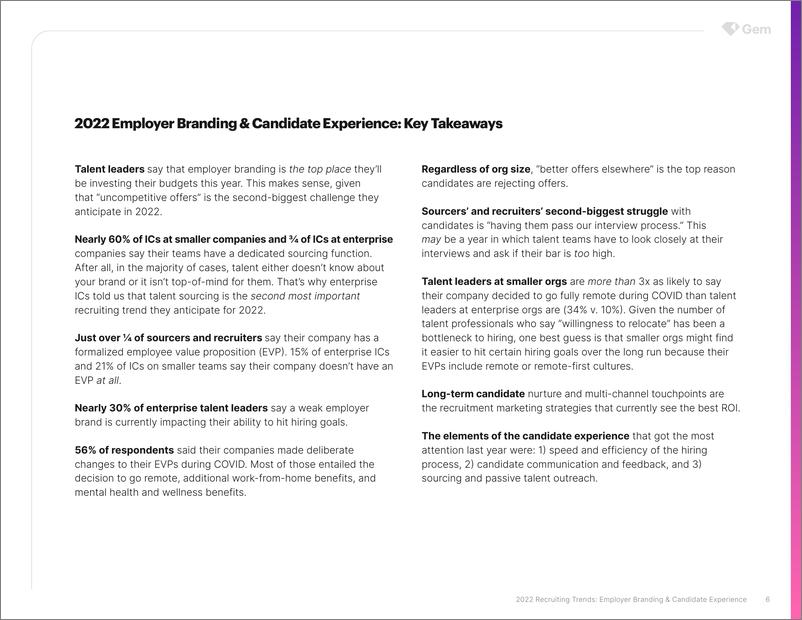 《2022年招聘趋势：雇主品牌与候选人体验 -48页》 - 第7页预览图