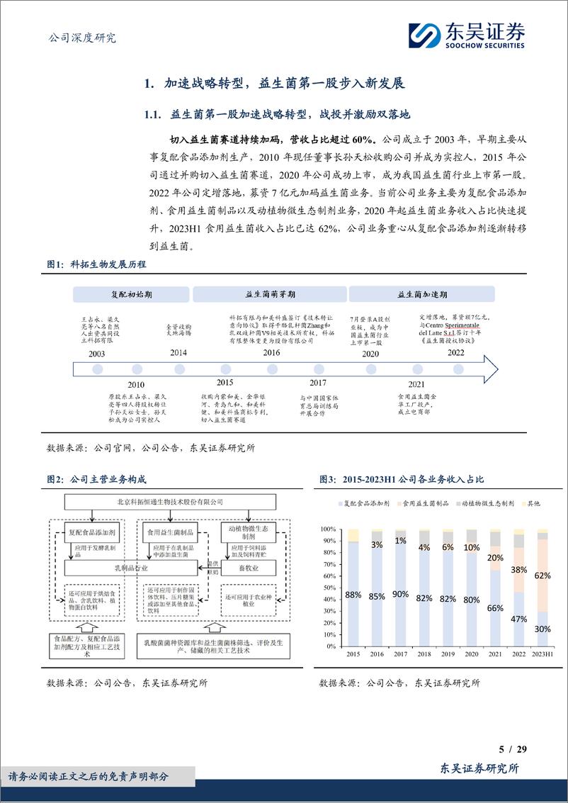 《东吴证券-科拓生物-300858-国产替代进行时，益生菌第一股加速转型》 - 第5页预览图