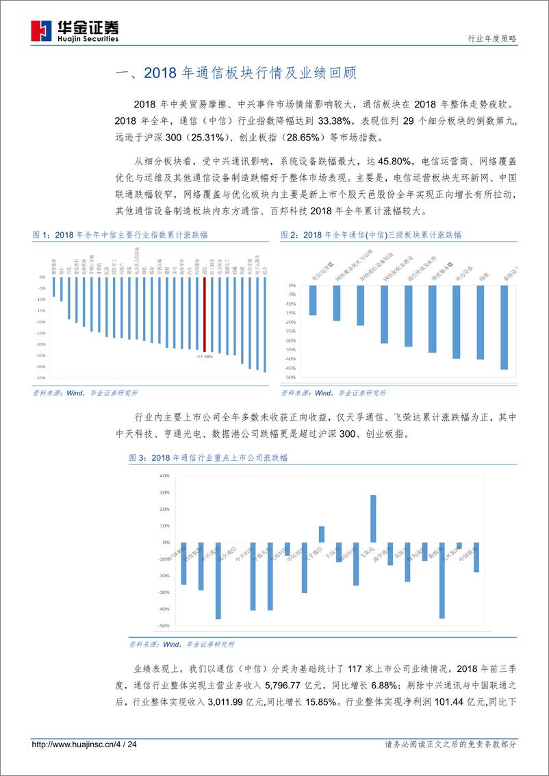 《通信行业年度策略：5G已至，行业主题轮动，龙头蓄势待发-20190225-华金证券-24页》 - 第5页预览图