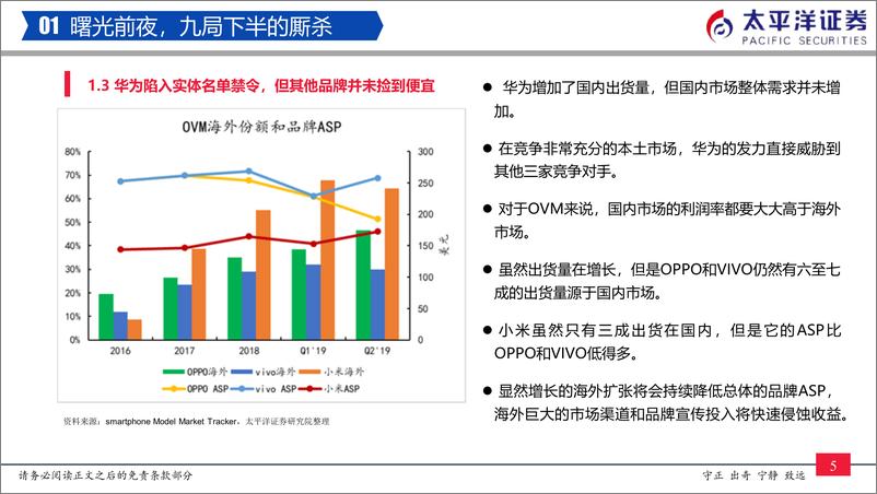 《电子行业2019年四季度到2020年展望：黎明前夜的馈赠与反刍-20191112-太平洋证券-41页》 - 第7页预览图