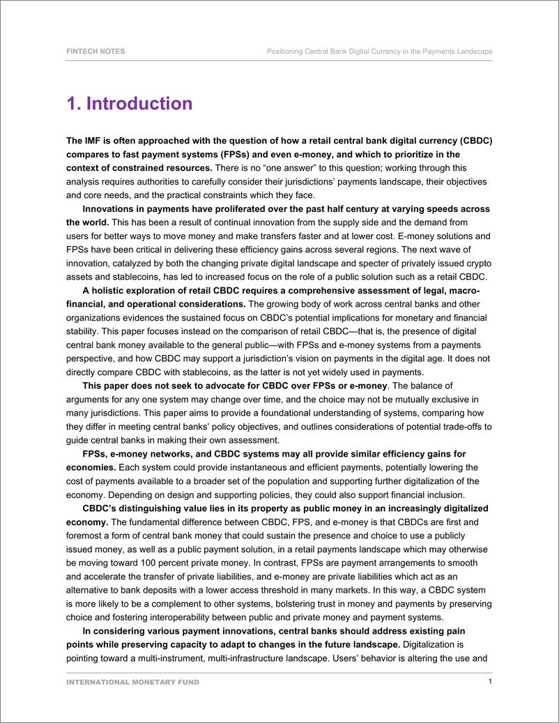 《IMF-在支付格局中定位中央银行数字货币（英）-2024-46页》 - 第7页预览图