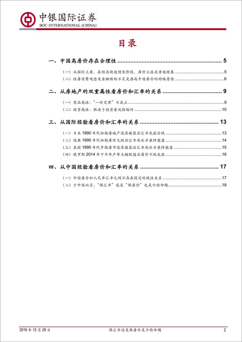 《关于房价与汇率关系的实证分析：保汇率还是保房价是个伪命题-20191229-中银国际-21页》 - 第3页预览图