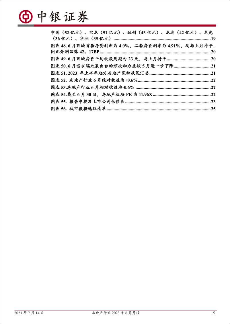 《房地产行业2023年6月月报：6月单月新房二手房成交同比增速转负，累计仍维持正增长-20230714-中银国际-27页》 - 第6页预览图