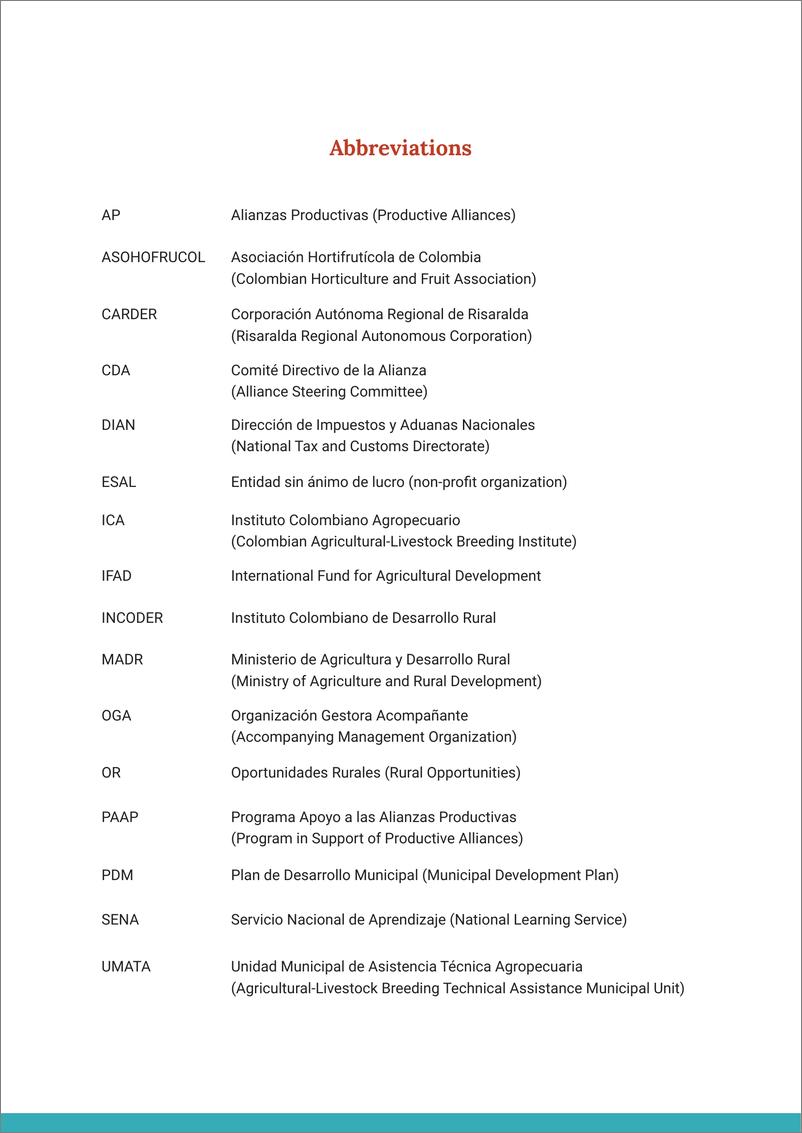 《FAO联合国粮农组织：2024年Belén de Umbria全国香蕉生产者农业协会报告（英文版）》 - 第6页预览图