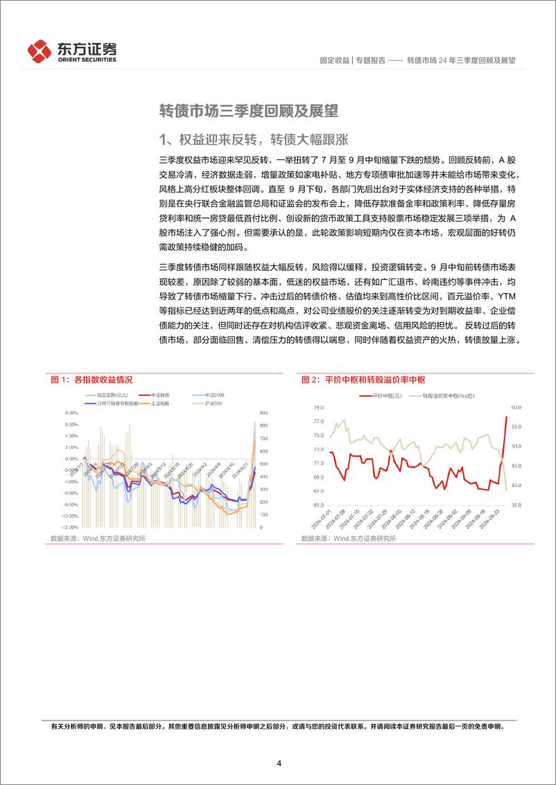 《转债市场24年三季度回顾及展望-241014-东方证券-12页》 - 第4页预览图