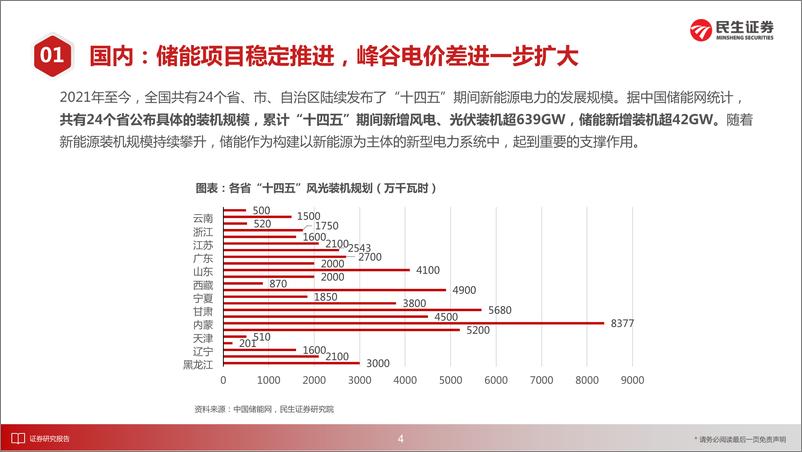 《储能行业洞鉴储能·7月刊：国内稳步推进，欧洲户用高景气延续-20220710-民生证券-22页》 - 第6页预览图