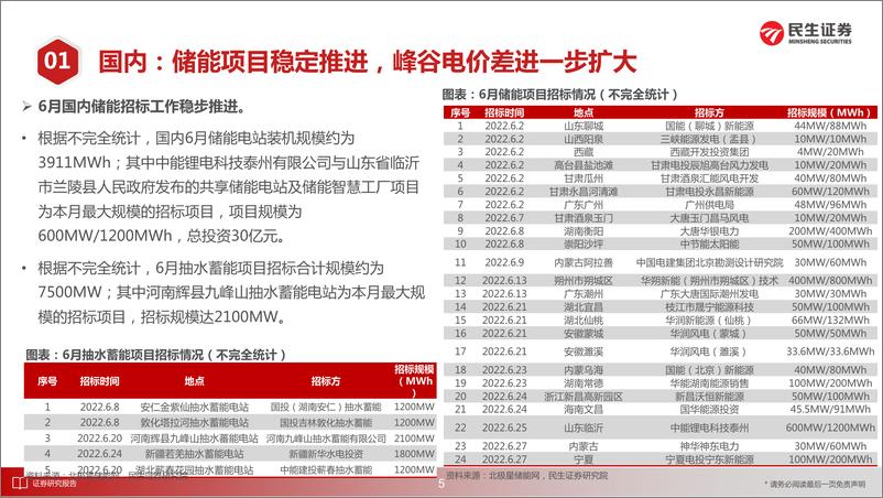 《储能行业洞鉴储能·7月刊：国内稳步推进，欧洲户用高景气延续-20220710-民生证券-22页》 - 第7页预览图