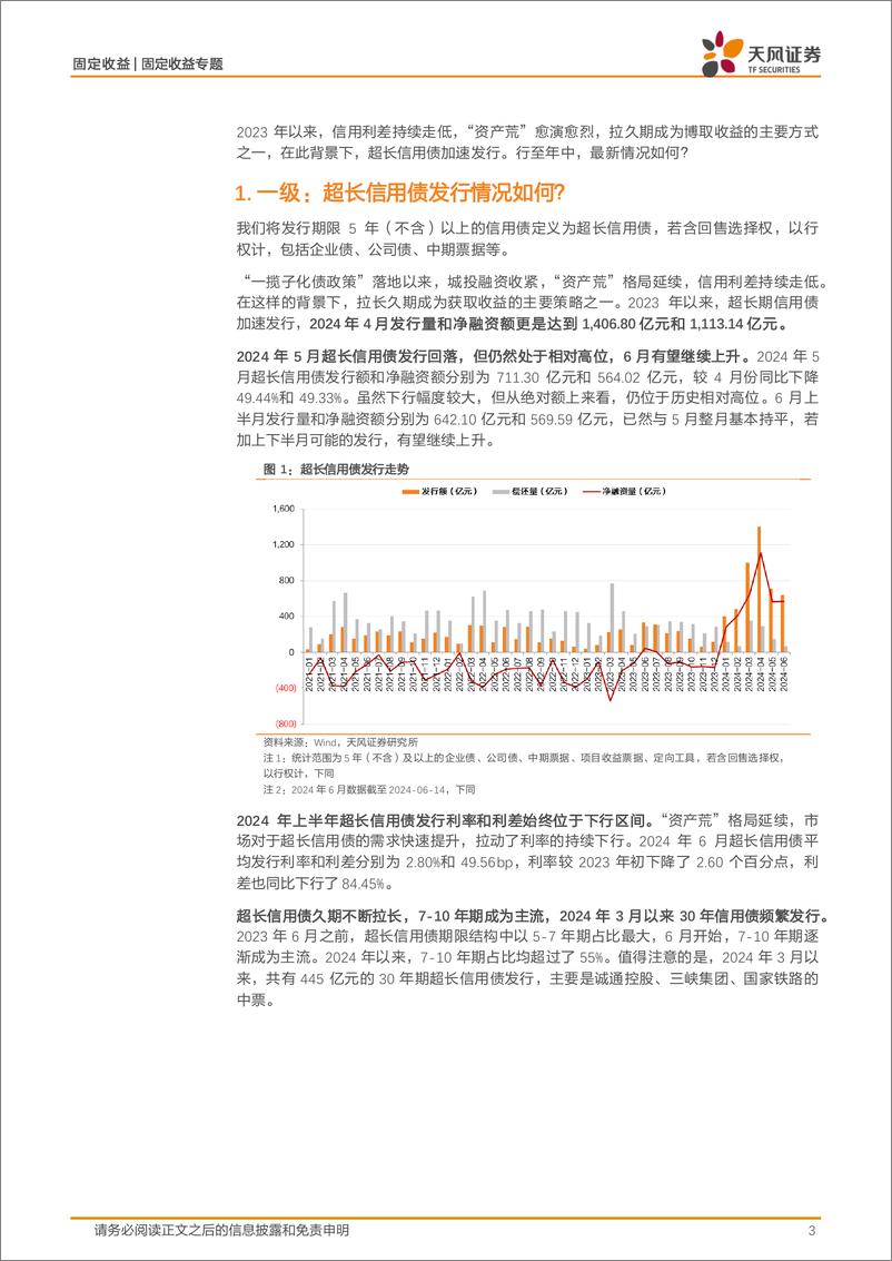 《信用市场报告：超长信用债最新情况如何？-240618-天风证券-13页》 - 第3页预览图