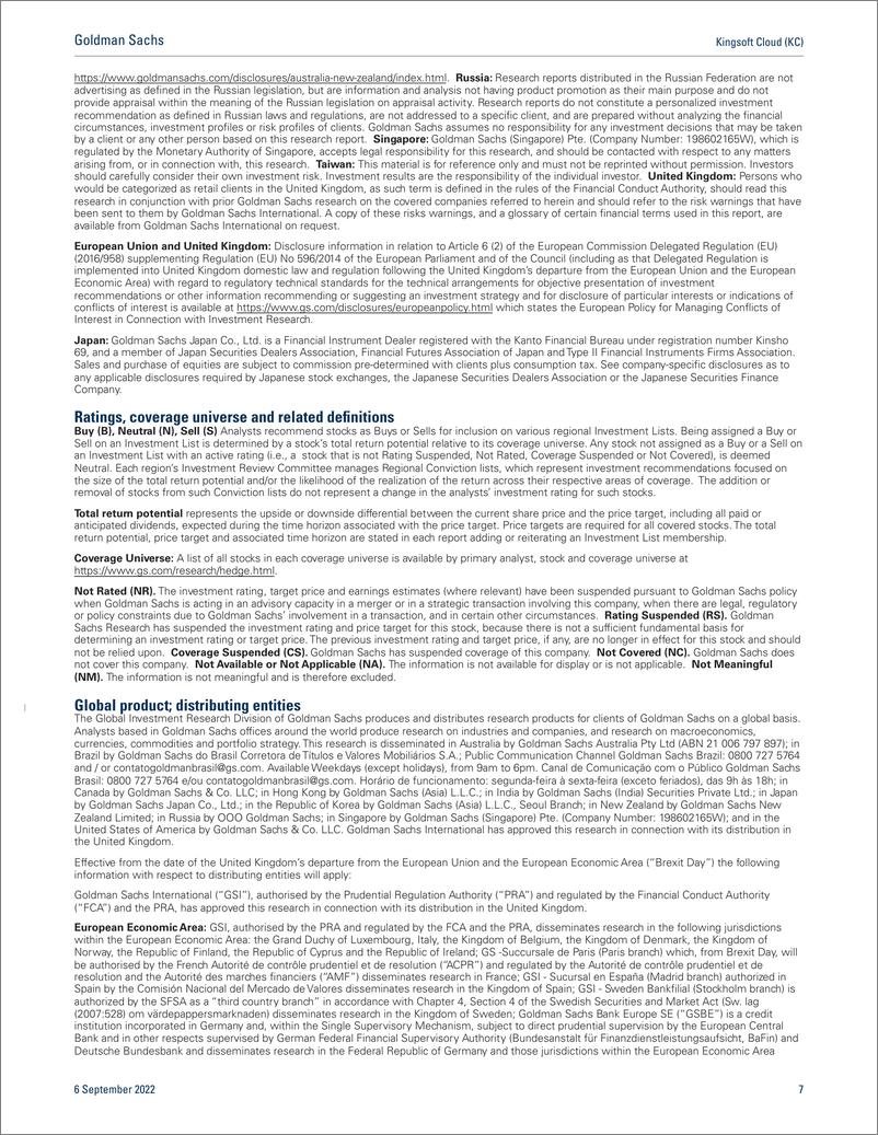 《Kingsoft Cloud (KC First Tak 2Q22 results and 3Q22 guidance missed on a more severe Covid impact; Neutral(1)》 - 第8页预览图