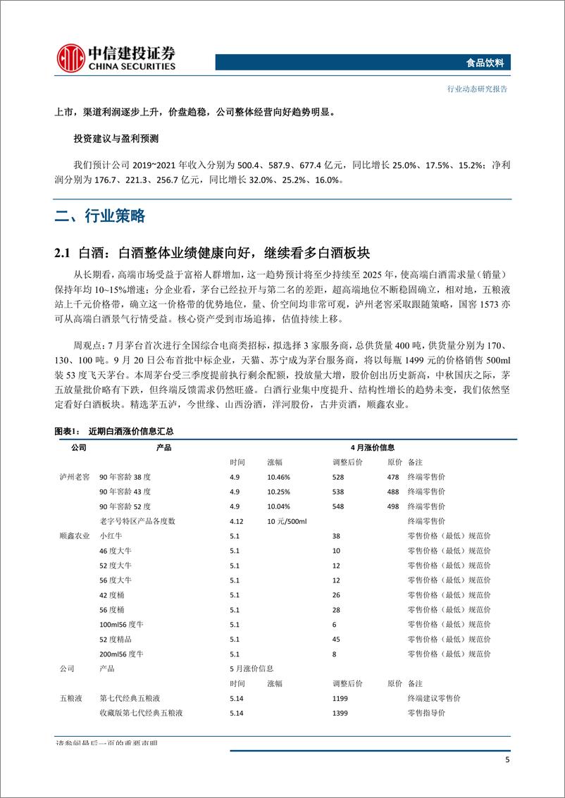 《食品饮料行业：持续看好白酒，继续领涨板块-20190923-中信建投-33页》 - 第7页预览图