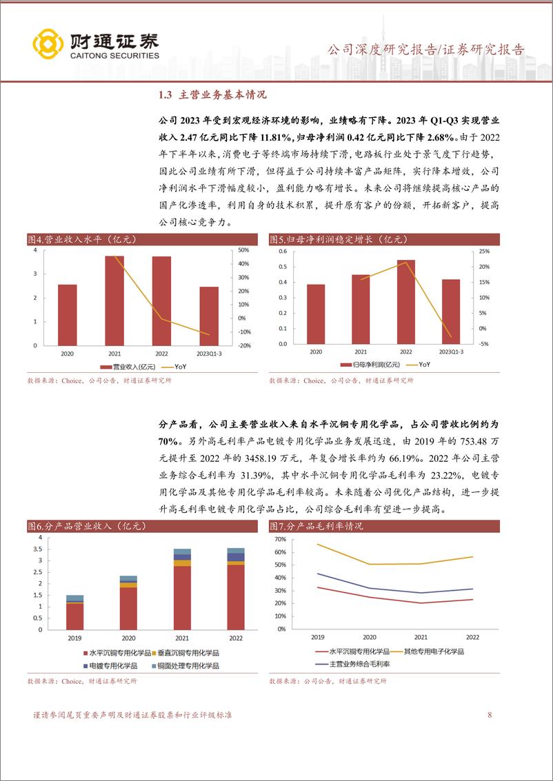 《深度报告-20240103-财通证券-天承科技-688603.SH-PCB专用化学品龙先进封装打造新成长曲372mb》 - 第8页预览图