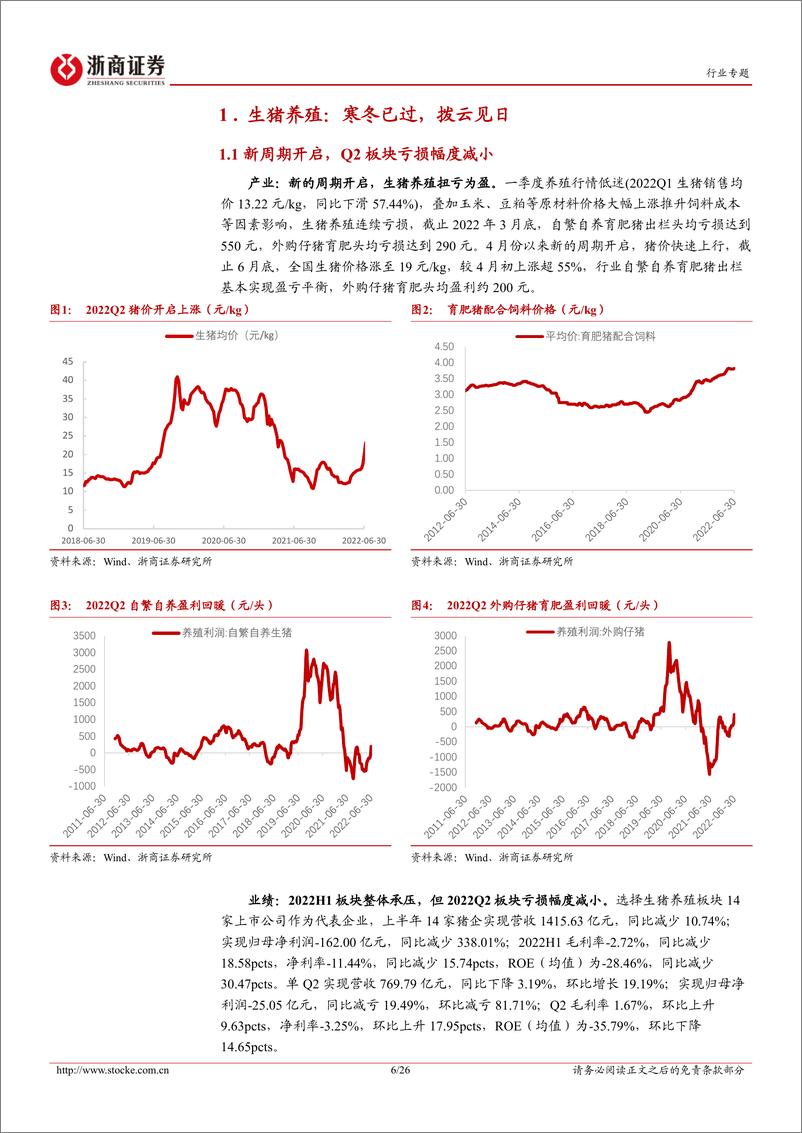 《2022年农林牧渔行业中报总结：养殖寒冬已过，种植景气向上-20220917-浙商证券-26页》 - 第7页预览图