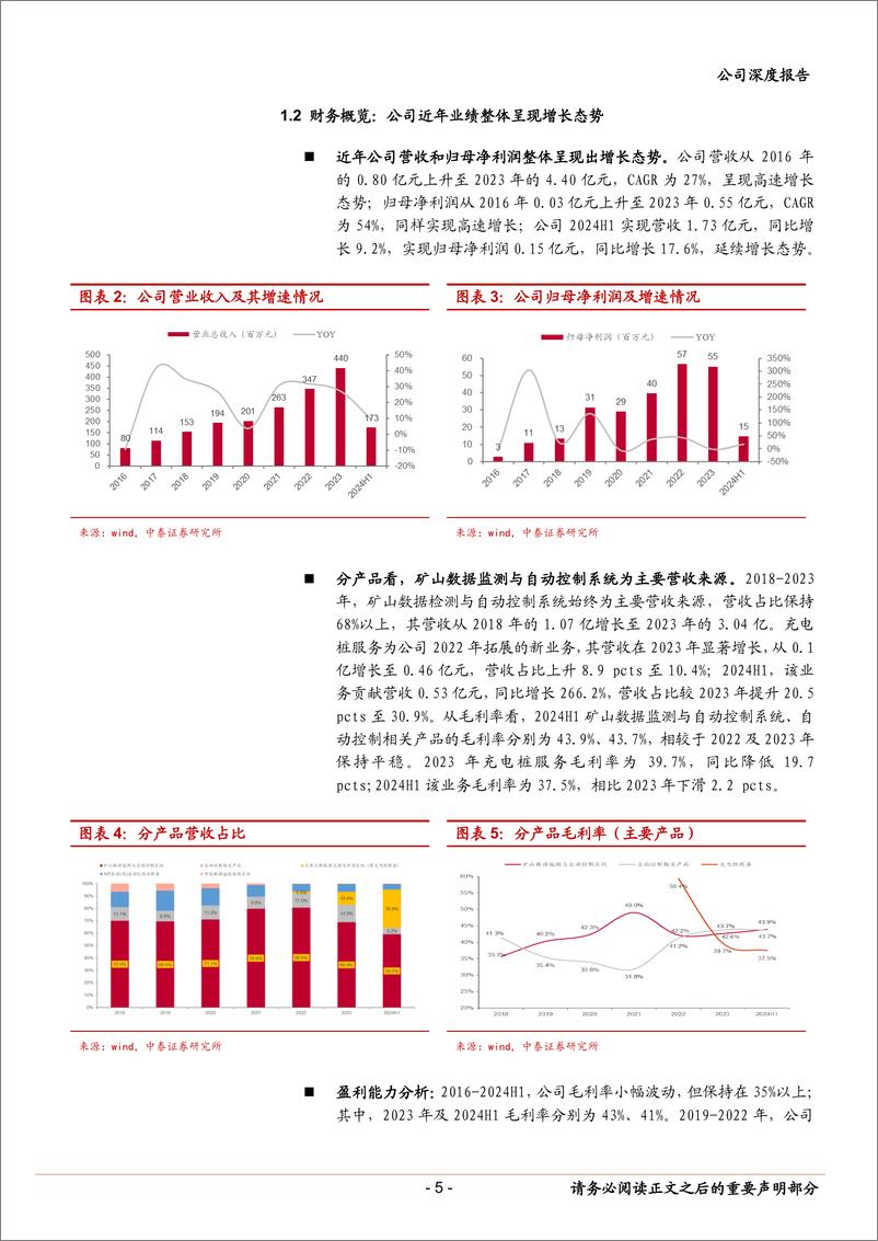 《科达自控(831832)北交所智慧矿山第一股，充换电业务扩展成长空间-240910-中泰证券-17页》 - 第5页预览图